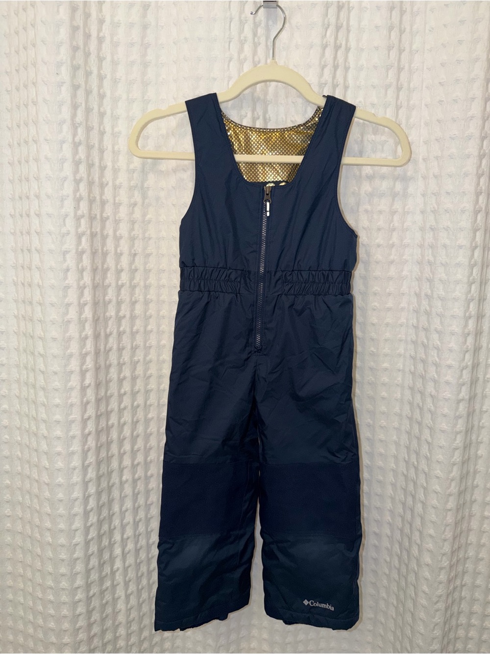 Columbia Navy Blue Kids Snow Overalls